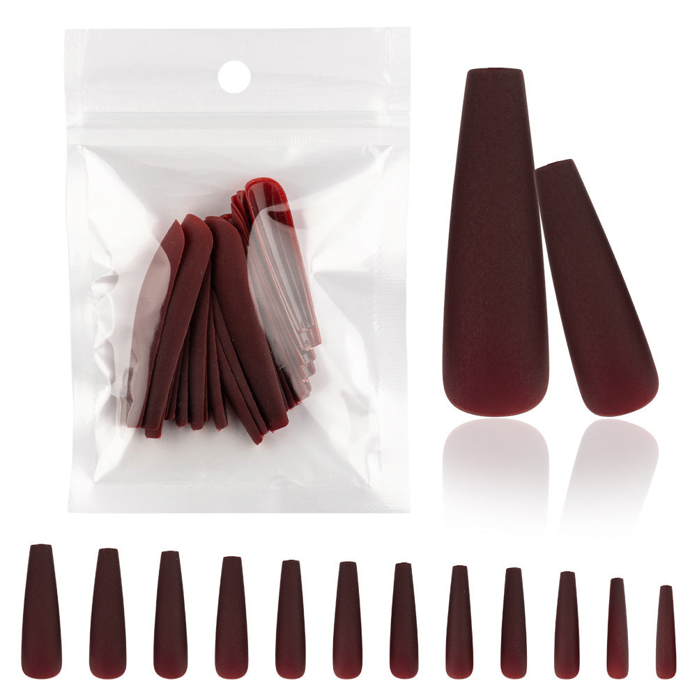 Wholesale Matte Extended Plastic Nail Stickers